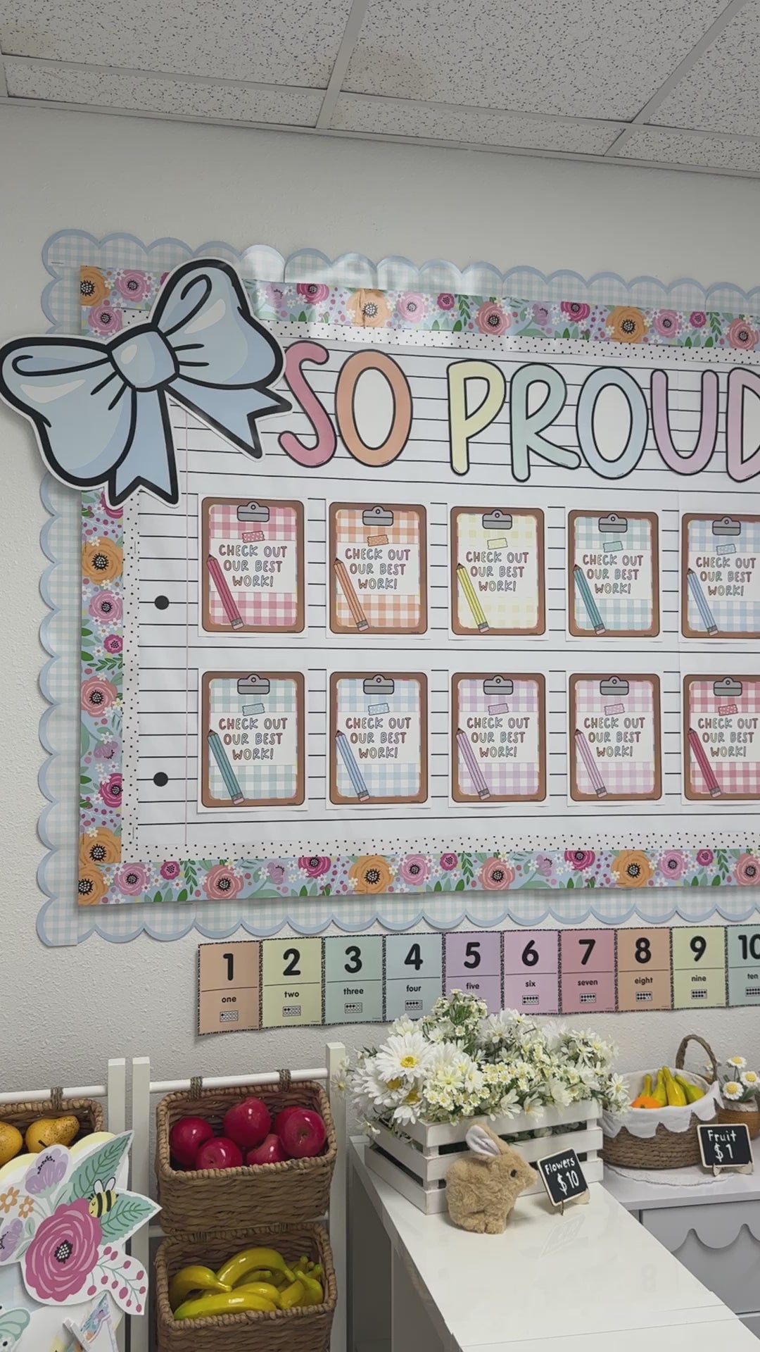 Rainbow so proud of you display  