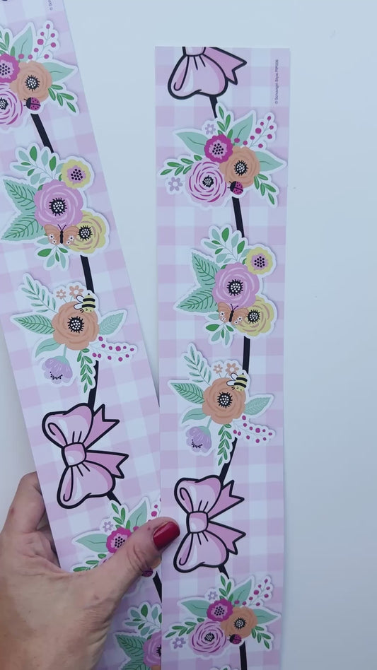 Garden Party Pastel Bulletin Board Border | Pretty in Pastel