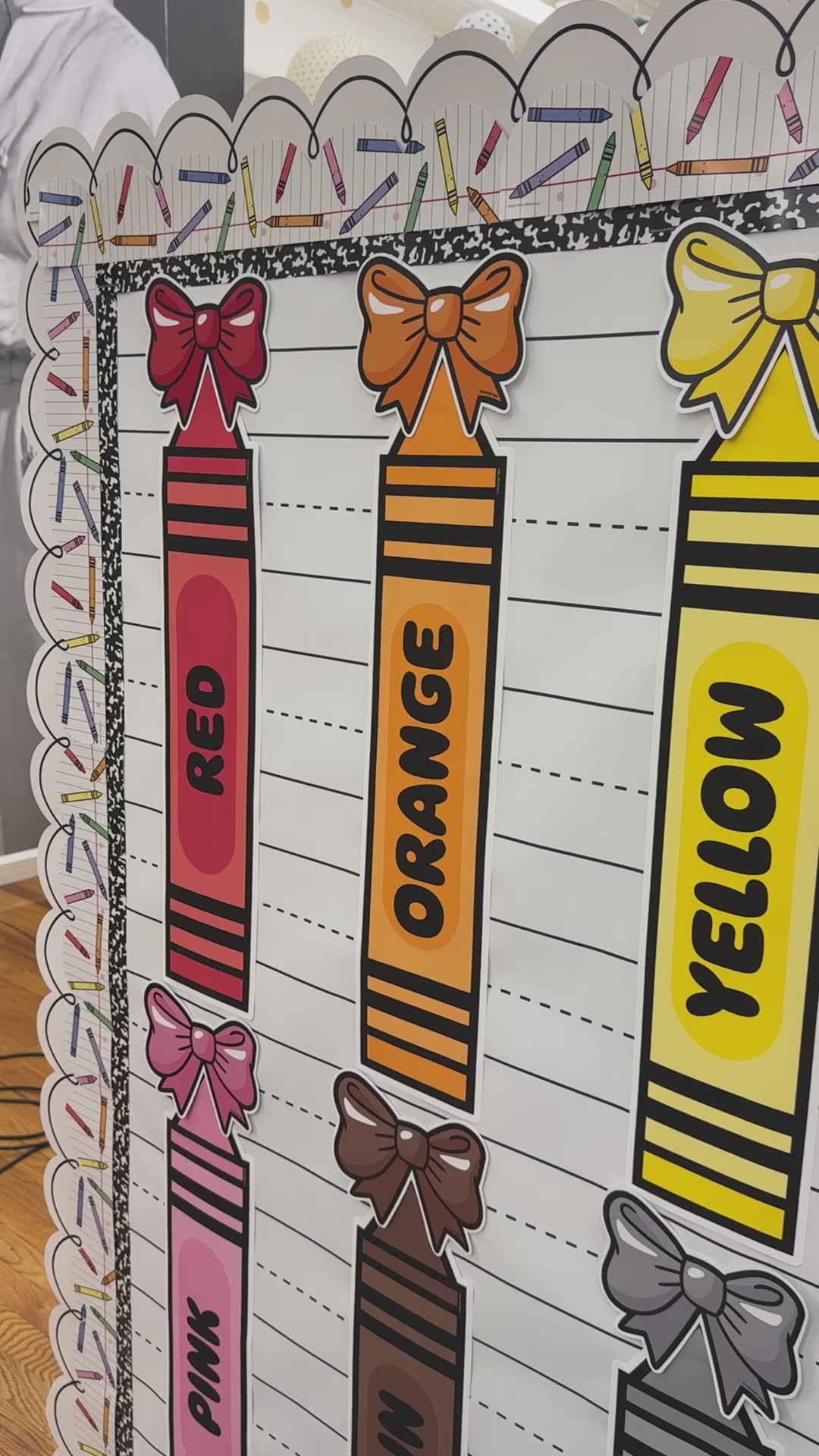 Color outside the lines bright rainbow classroom poster 