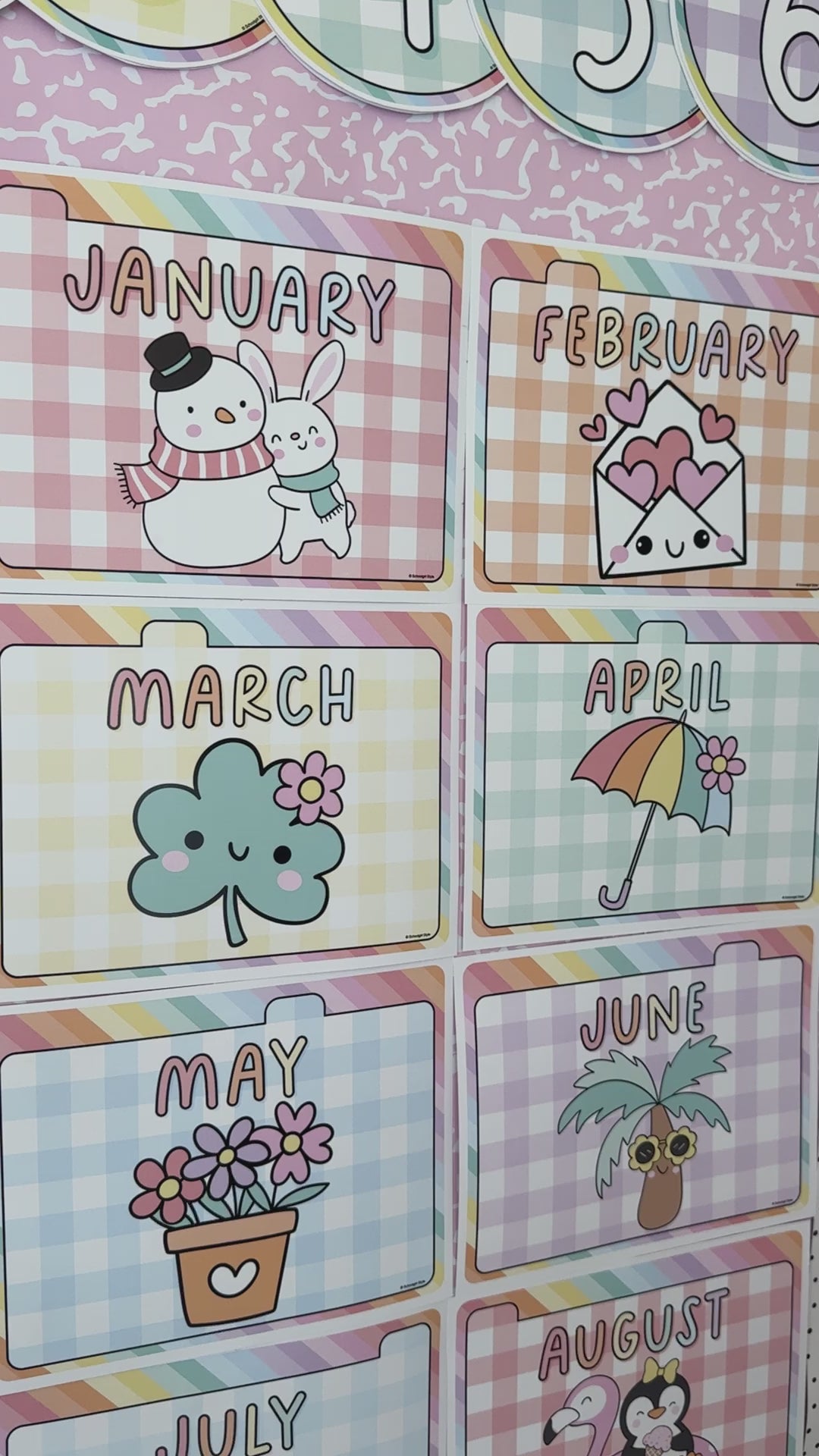 printable pastel seasonal bin labels 