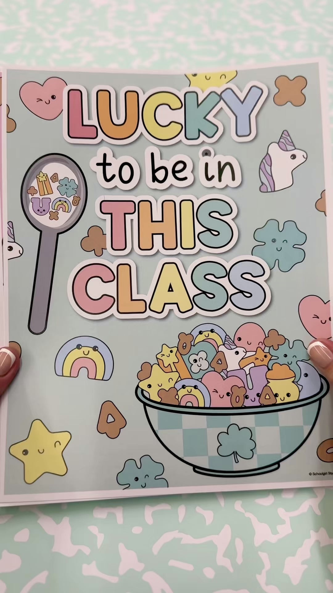 St. Patrick's Day classroom printable classroom posters