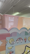 Load and play video in Gallery viewer, Rainbow Playdate Bulletin Board Border | A Year In Pastel
