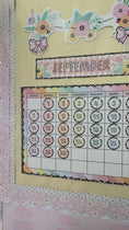 Load and play video in Gallery viewer, Florals and Bugs Pastel Calendar Topper | Pretty in Pastel
