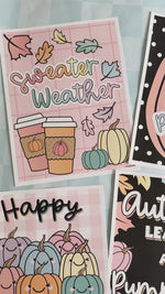 fall classroom decor pastel