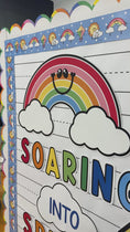 Load and play video in Gallery viewer, 90s teacher spring bulletin board set 
