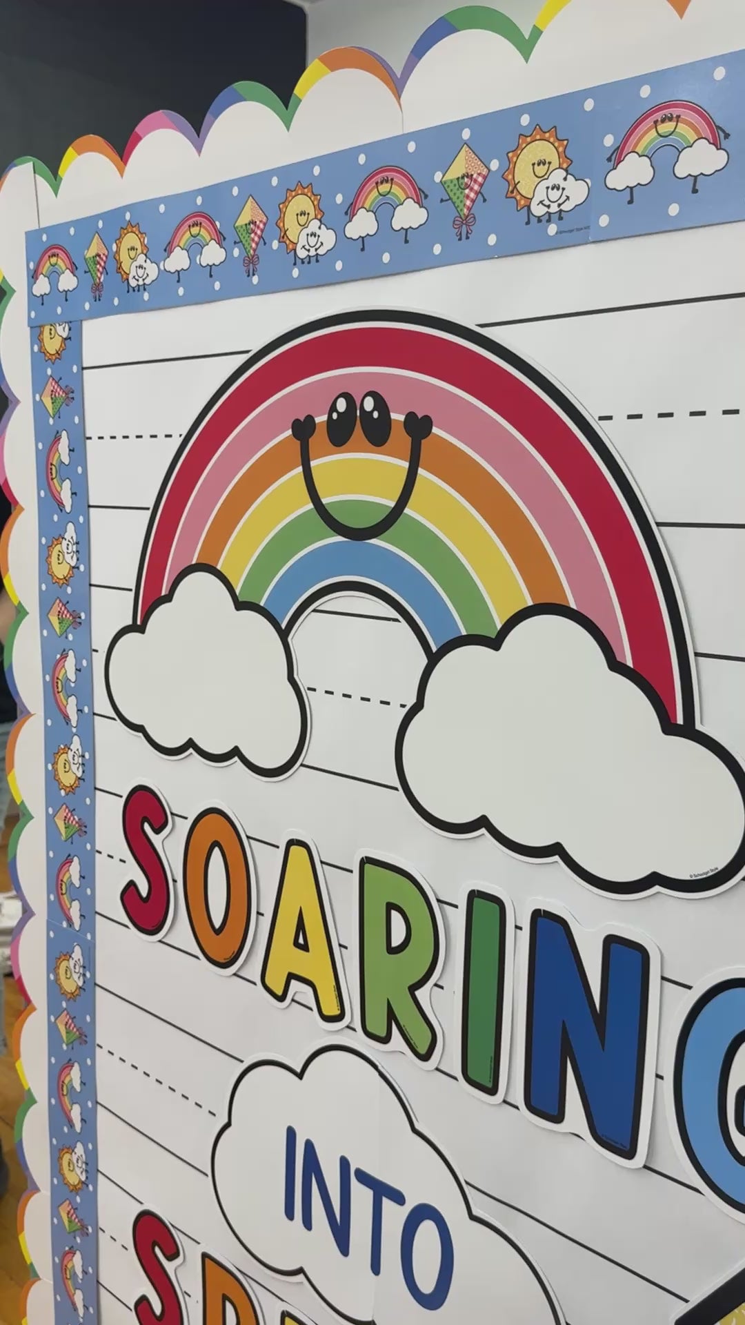 90s teacher spring bulletin board set 