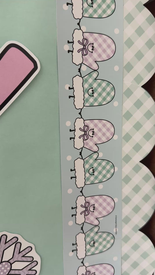 Winter Snuggles Border | A Year In Pastel