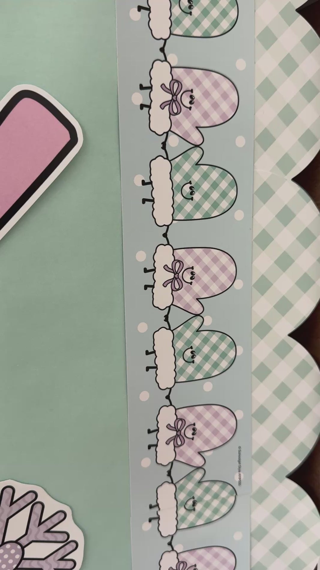 Winter Snuggles Border | A Year In Pastel