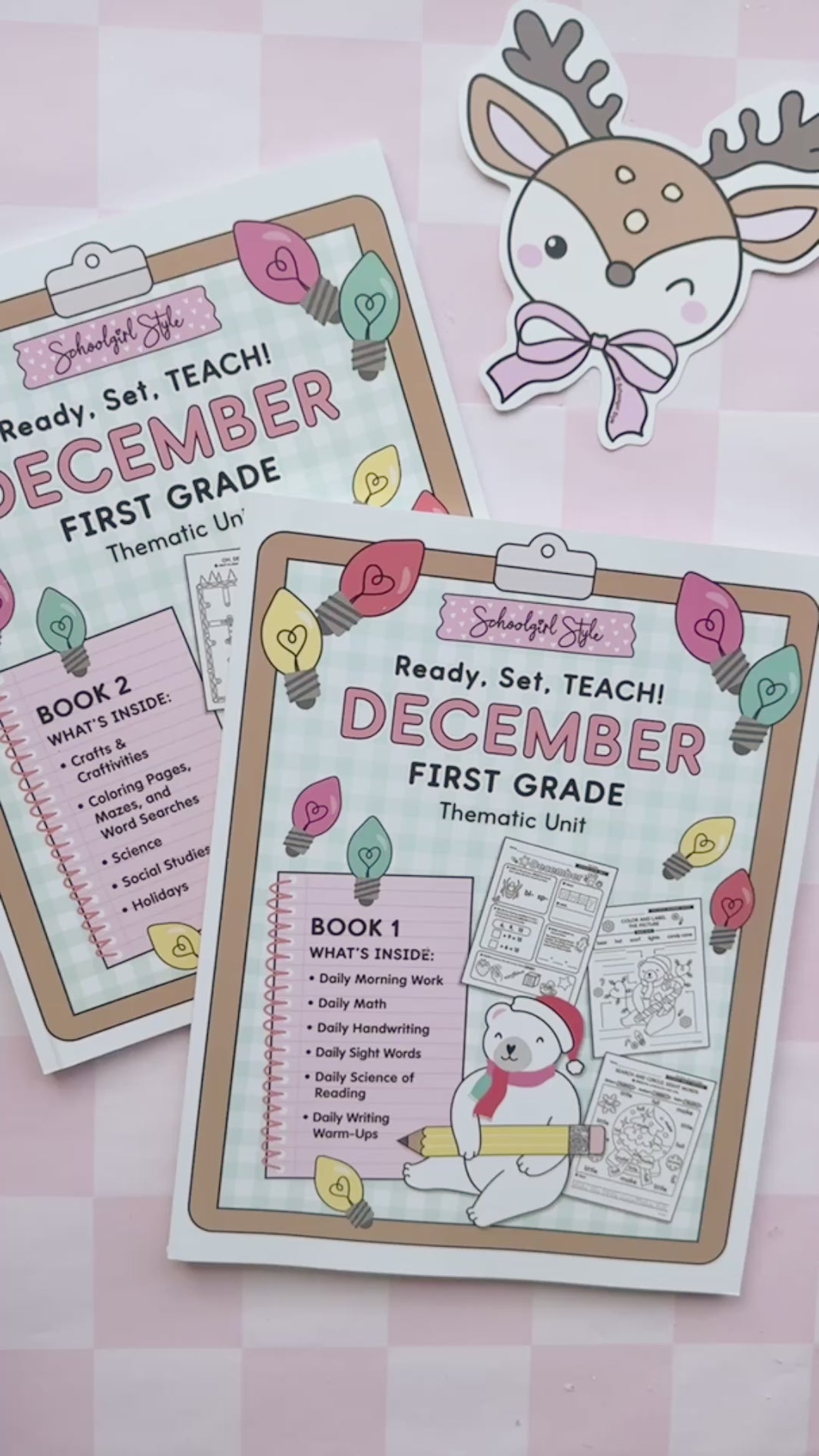 Ultimate First Grade December Thematic Unit Bundle
