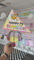 Load and play video in Gallery viewer, rainbow happy birthday pennants 
