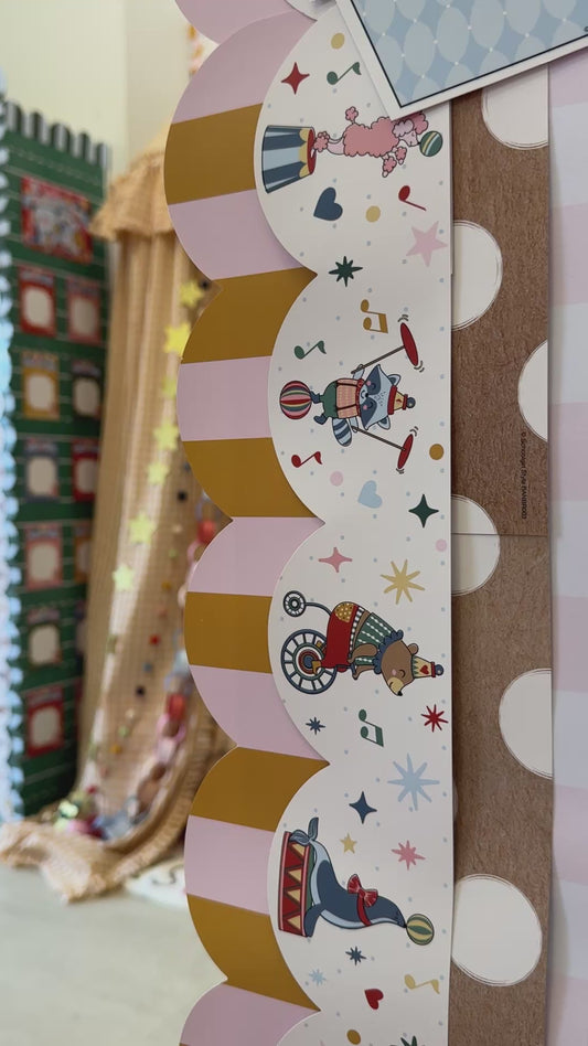 carousel sunset border 
