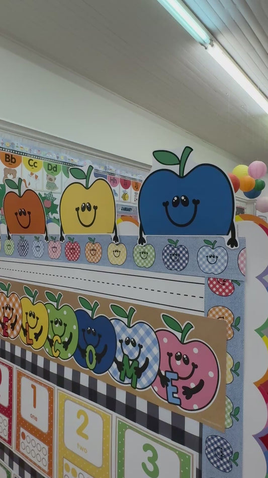 90s teacher apple cutouts
