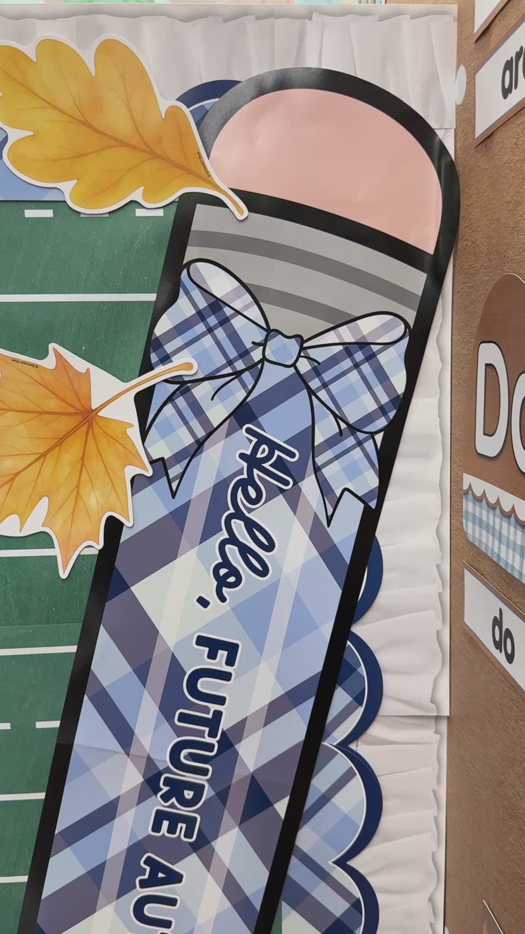 stars hollow plaid pencil cutout