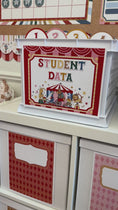 Load and play video in Gallery viewer, Printable Vintage Student Data Folder Labels | Storybook Circus
