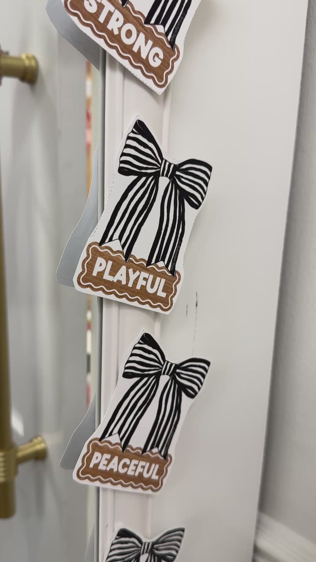 Classic Black and White Affirmation Station | Simply Sweet