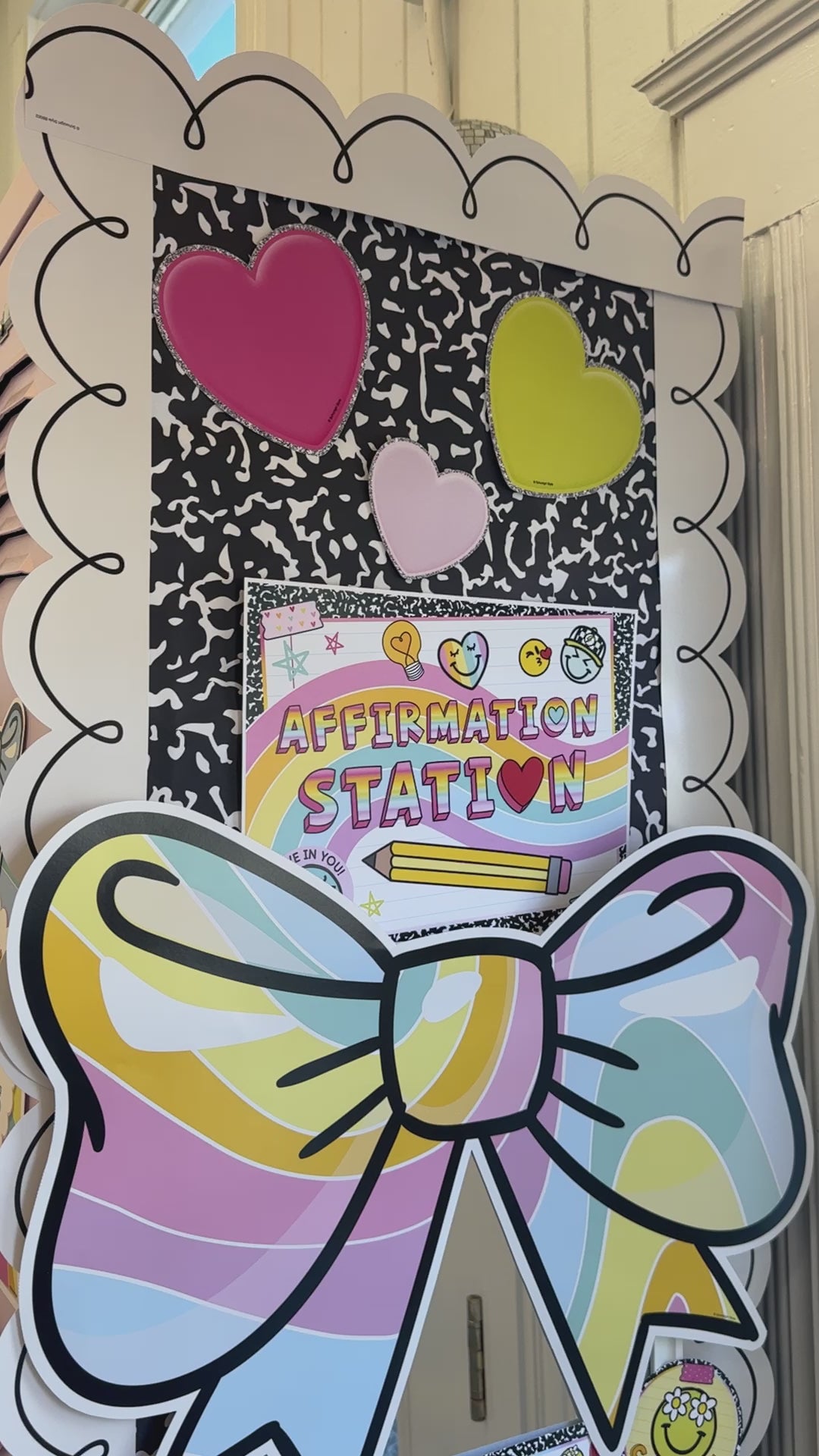 Rainbow pastel affirmation station 
