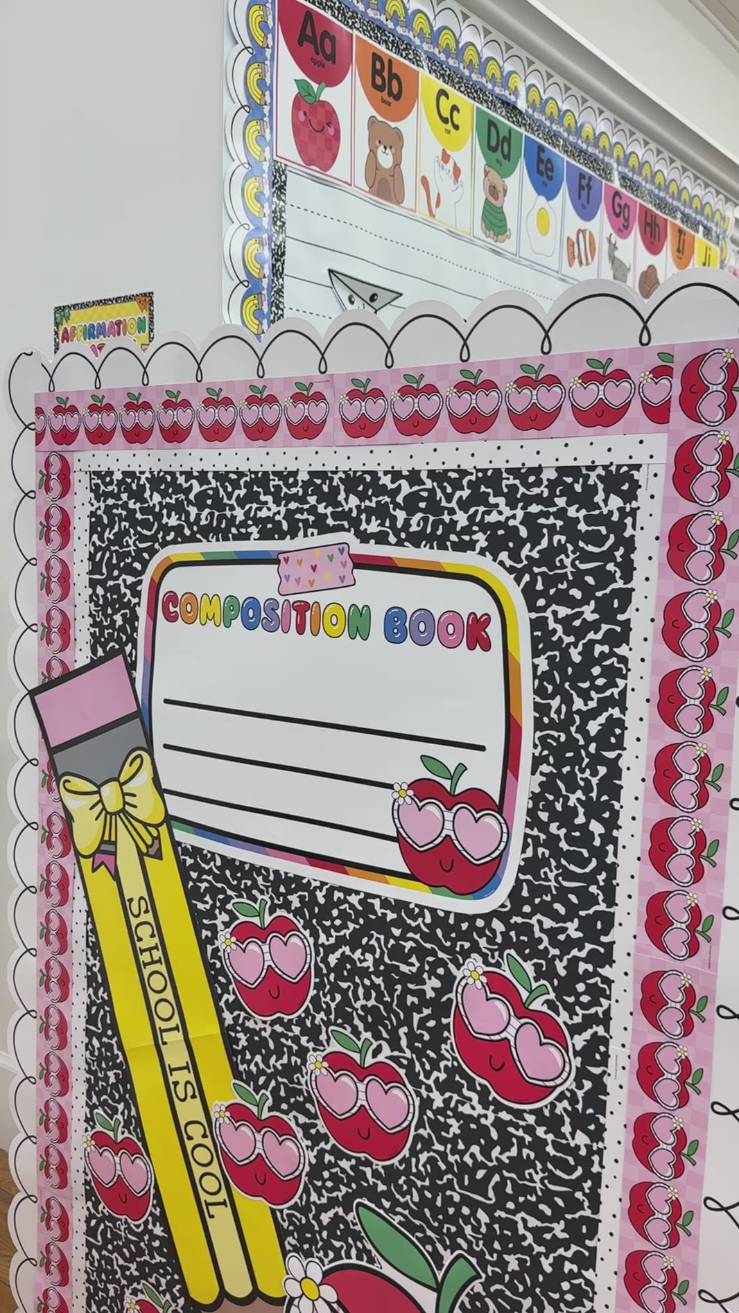 rainbow composition notebook statement piece 