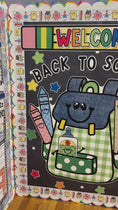 Load and play video in Gallery viewer, 90s teacher welcome back to school seasonal bulletin board set 
