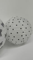 Load and play video in Gallery viewer, black and white lanterns
