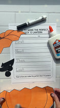 Load and play video in Gallery viewer, printable pumpkin writing activity
