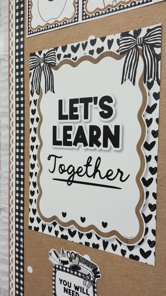 simply sweet lets learn together poster
