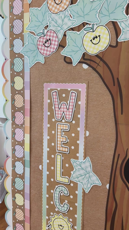 a year in pastel welcome statement piece 
