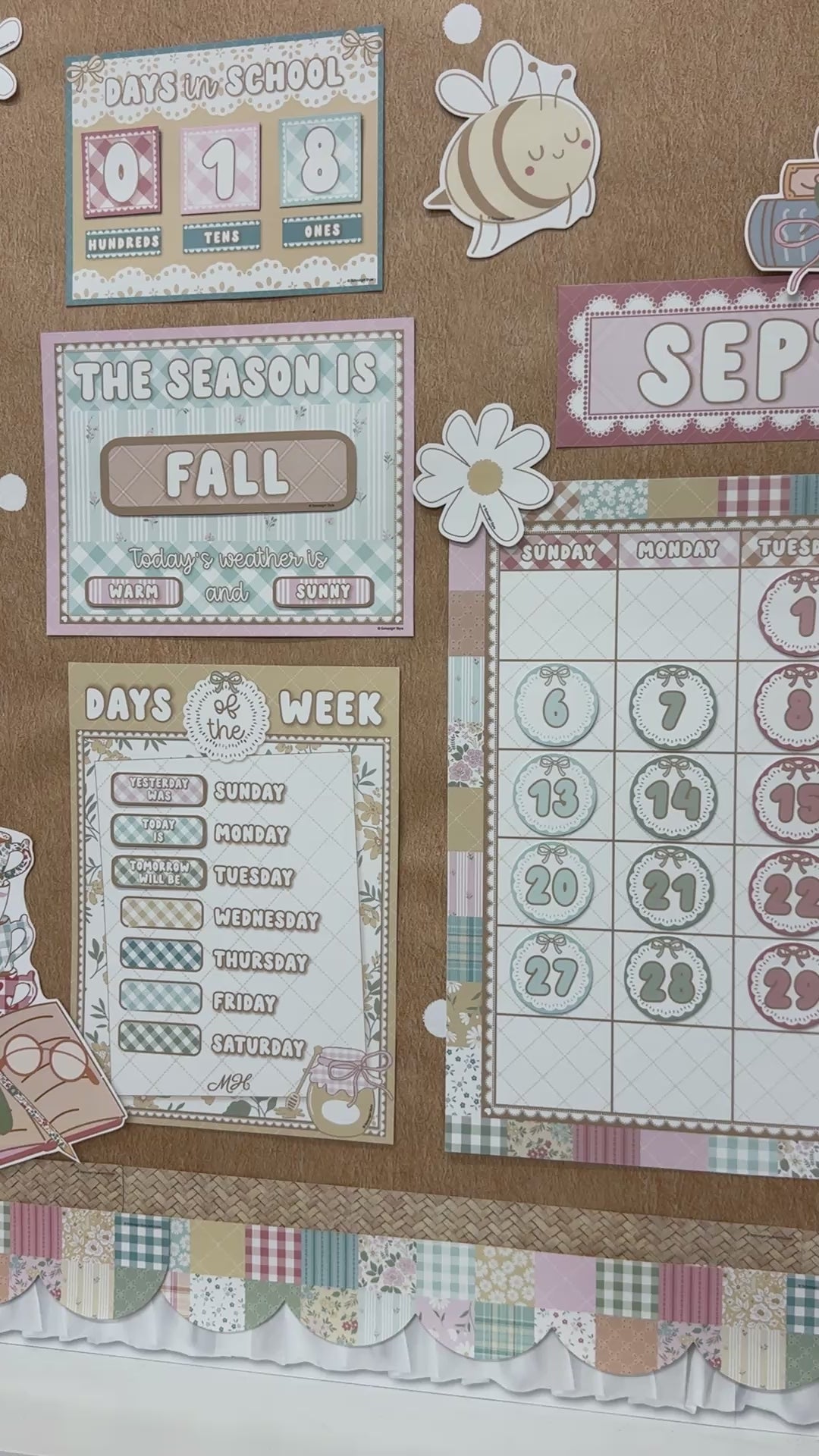 miss honey cottage classroom calendar