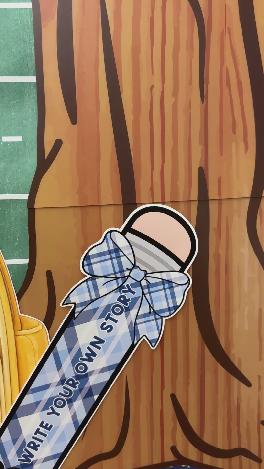 stars hollow backpack and supplies jumbo cutouts
