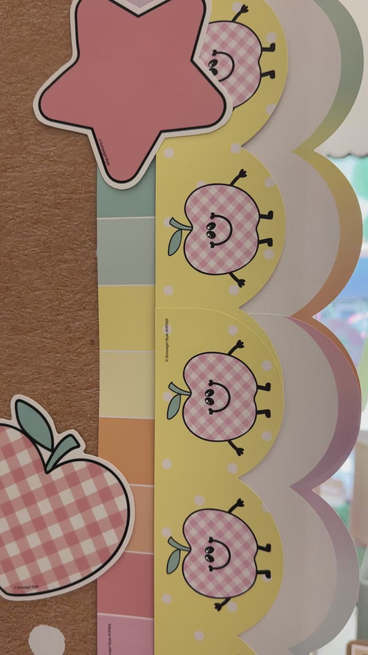 Apple Patch Cuties Border | A Year In Pastel