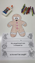 Load and play video in Gallery viewer, Printable December Gingerbread Men In Disguise Craft
