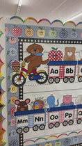Load and play video in Gallery viewer, 90s teacher alphabet wagon
