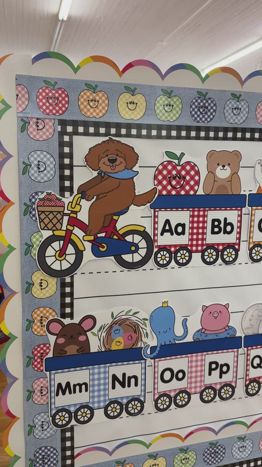90s teacher alphabet wagon