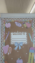 Load and play video in Gallery viewer, Pastel Kraft Paper Board & Door Decor Bundle | Banner Bar
