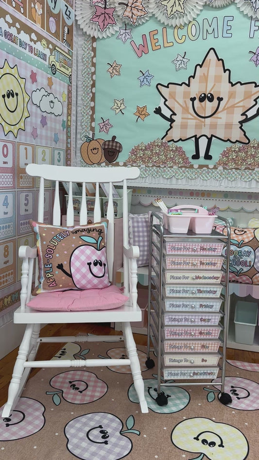 A year in pastel 10 drawer editable cart labels