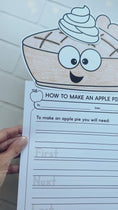 Load and play video in Gallery viewer, How to Make an Apple Pie Craftivity
