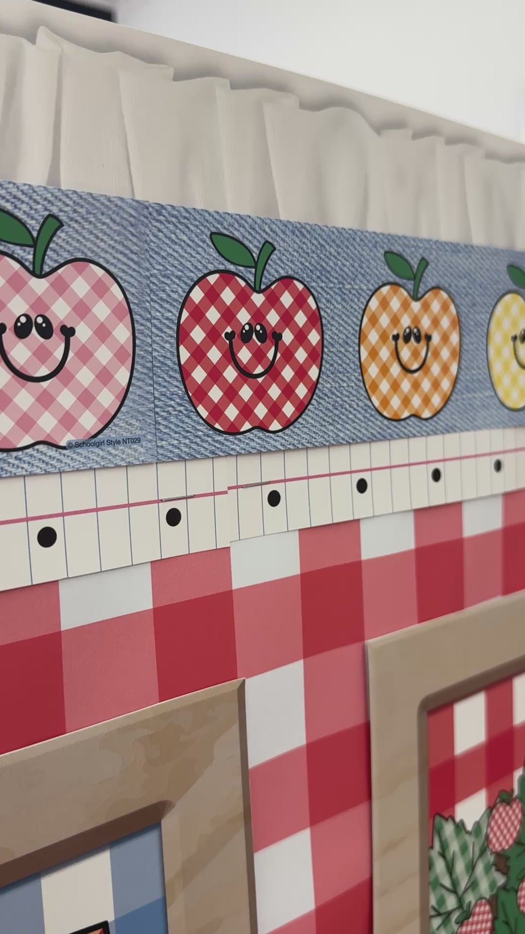 90s teacher retro jean apple border