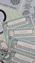 Load and play video in Gallery viewer, Printable Winter Editable Calendar and Newsletters | Sweet Sips and Snowflakes
