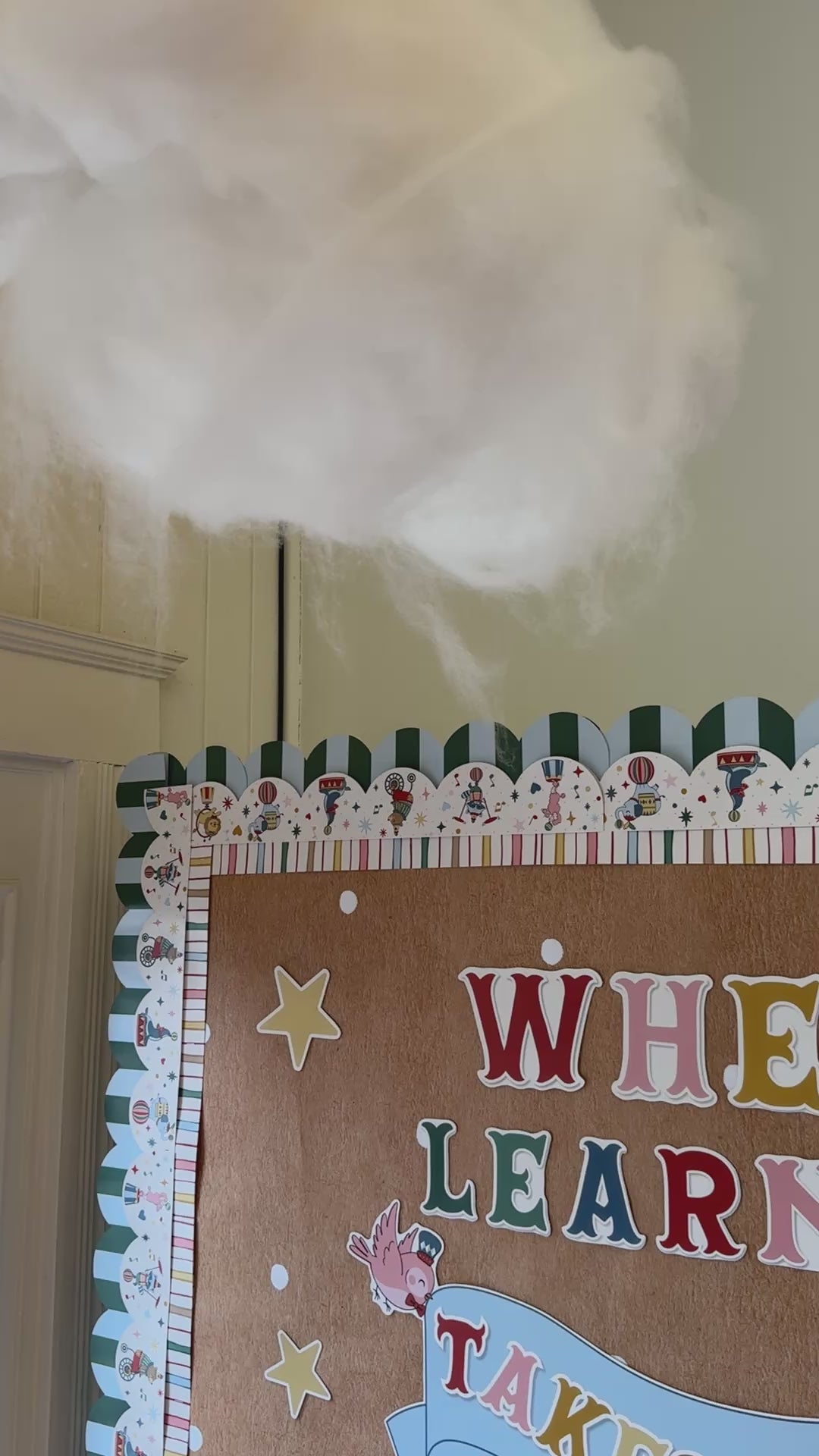 storybook circus where learning takes flight door decor