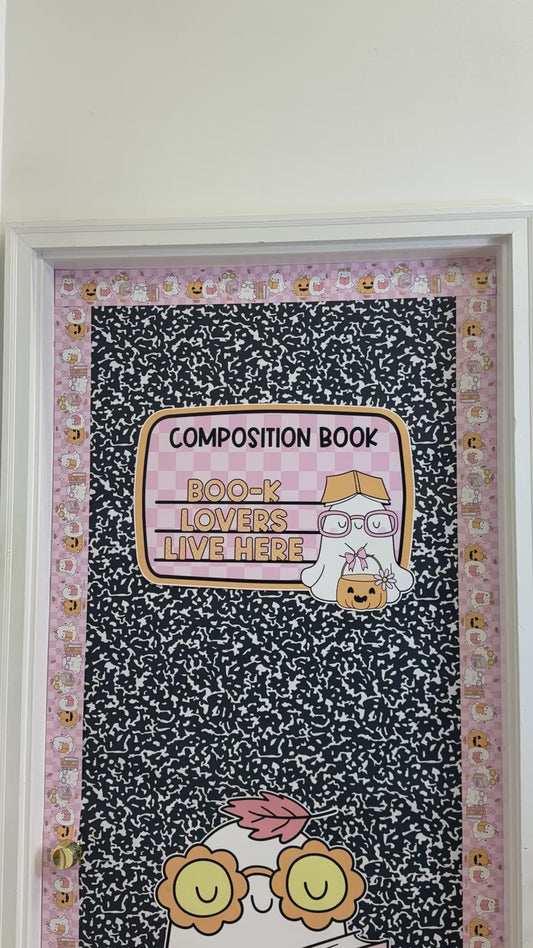Spooktacular Readers Halloween Pre-Printed Door Decor Bulletin Board Set