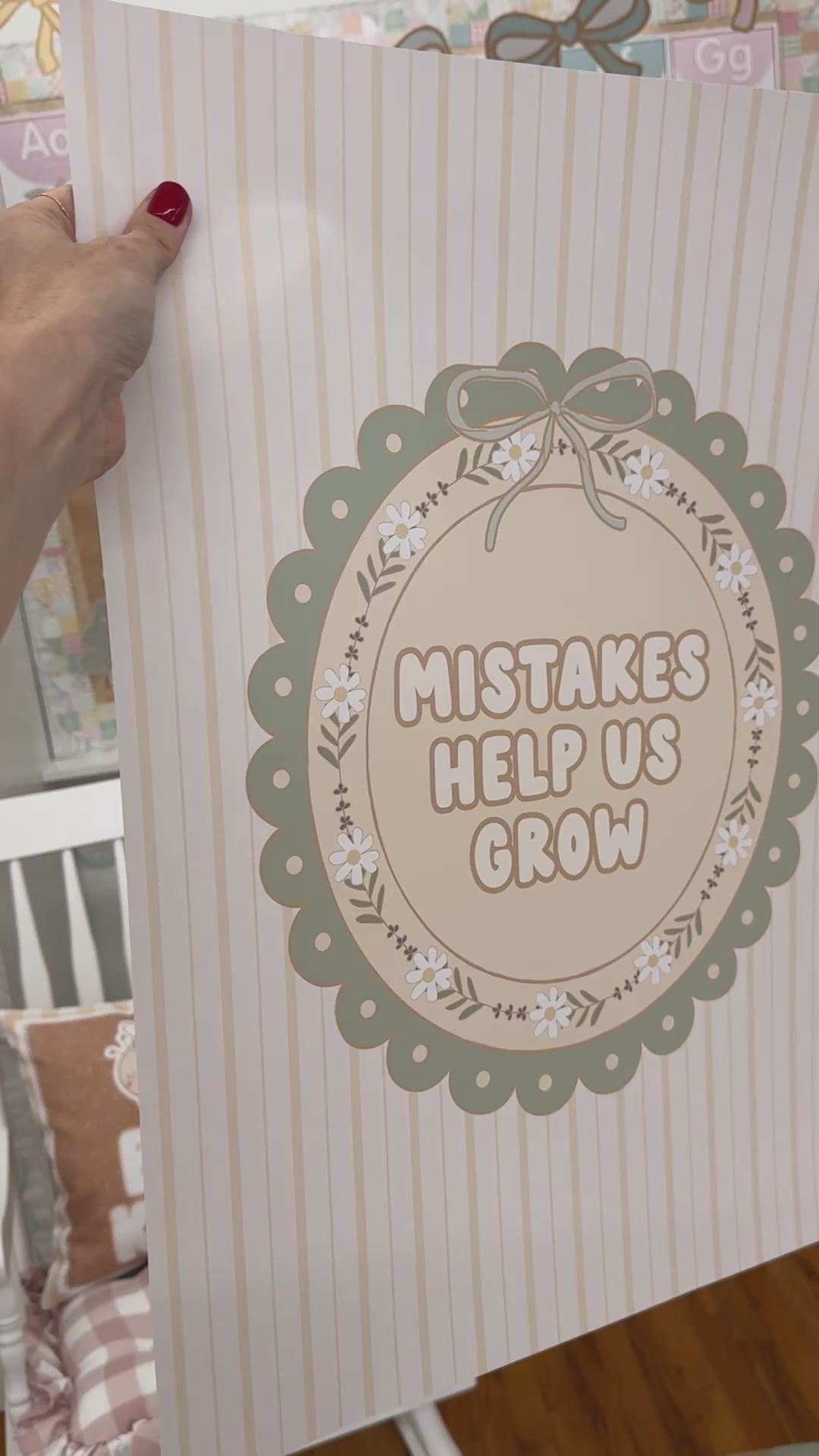 Mistakes Help Us Grow Calming Poster
