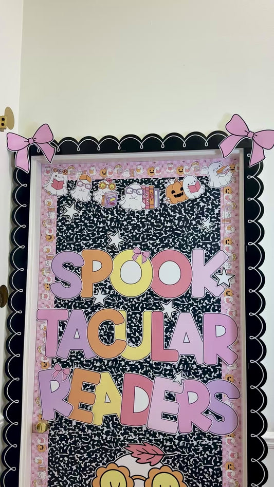 Printable Halloween Spooktacular Readers Inspirational Classroom Headline | Spooktacular Readers