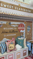 Load and play video in Gallery viewer, Personalized Circus Vinyl Classroom Banner | Storybook Circus
