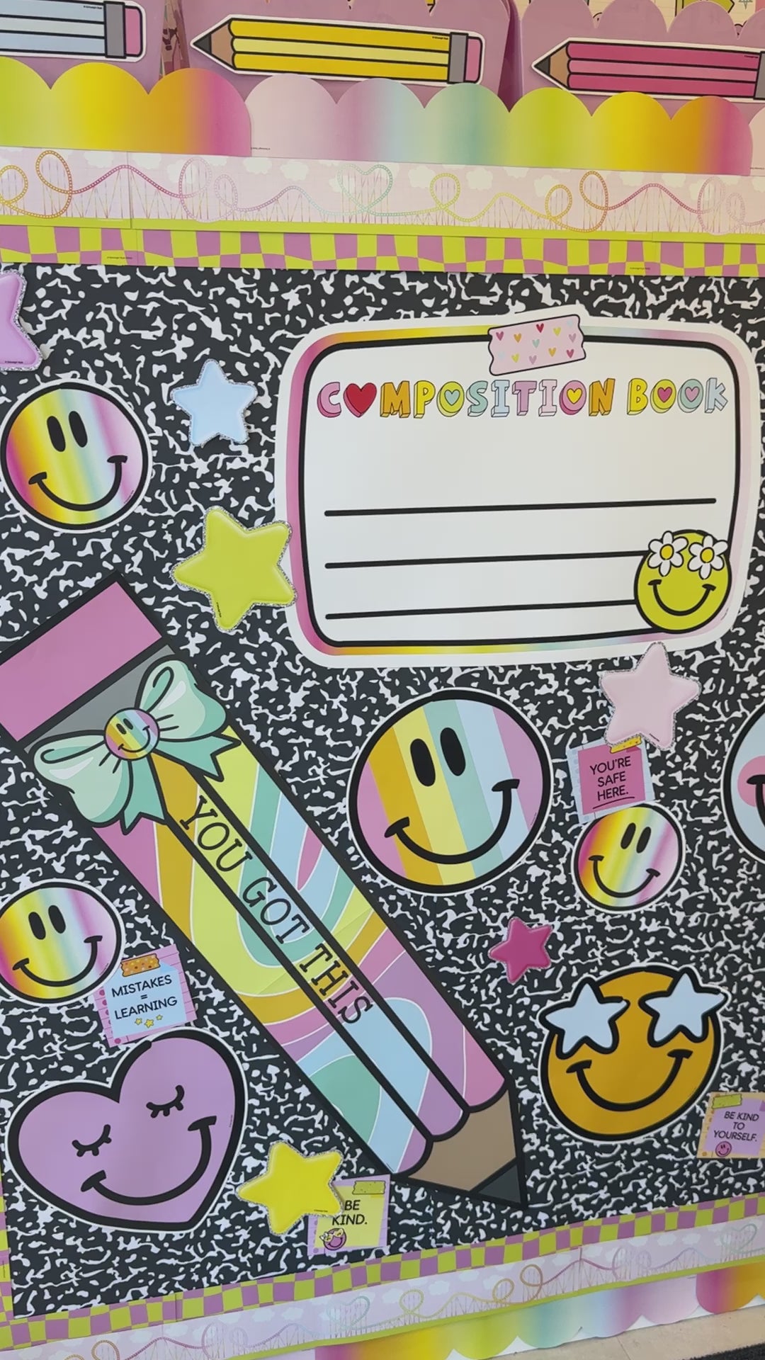 you got this rainbow pastel pencil statement piece 