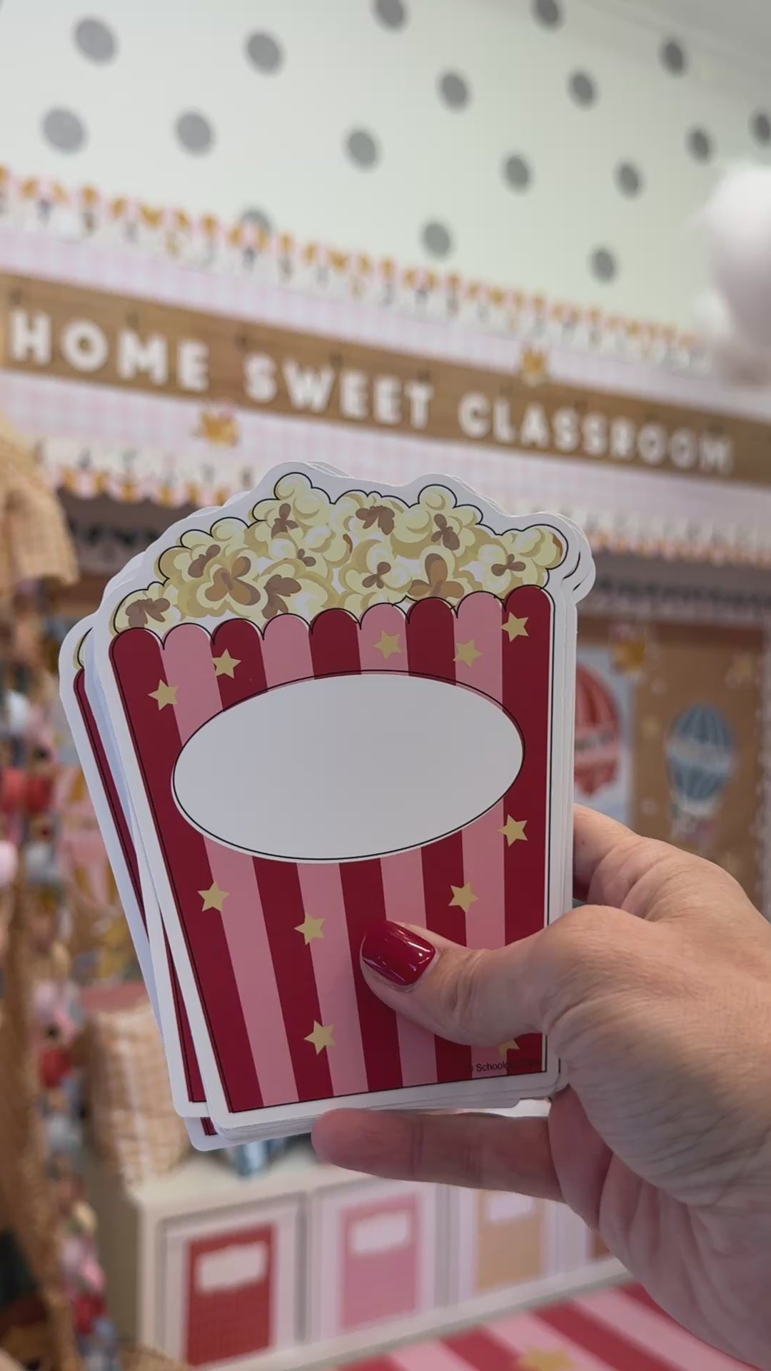 Popcorn Box Cutouts | Storybook Circus