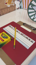 Load and play video in Gallery viewer, storybook circus adhesive labels
