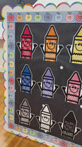 Load and play video in Gallery viewer, 90s teacher crayon cutouts 
