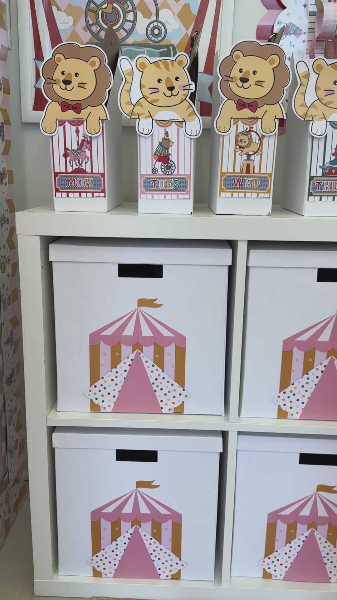 storybook circus tent cutouts
