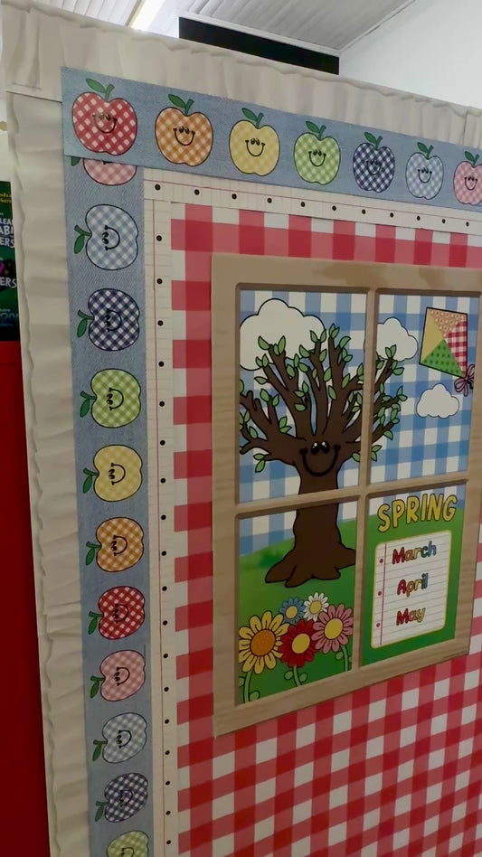 90s teacher seasonal tree posters
