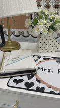 Load and play video in Gallery viewer, Classic Black and White Simply Sweet Bows Border | Simply Sweet
