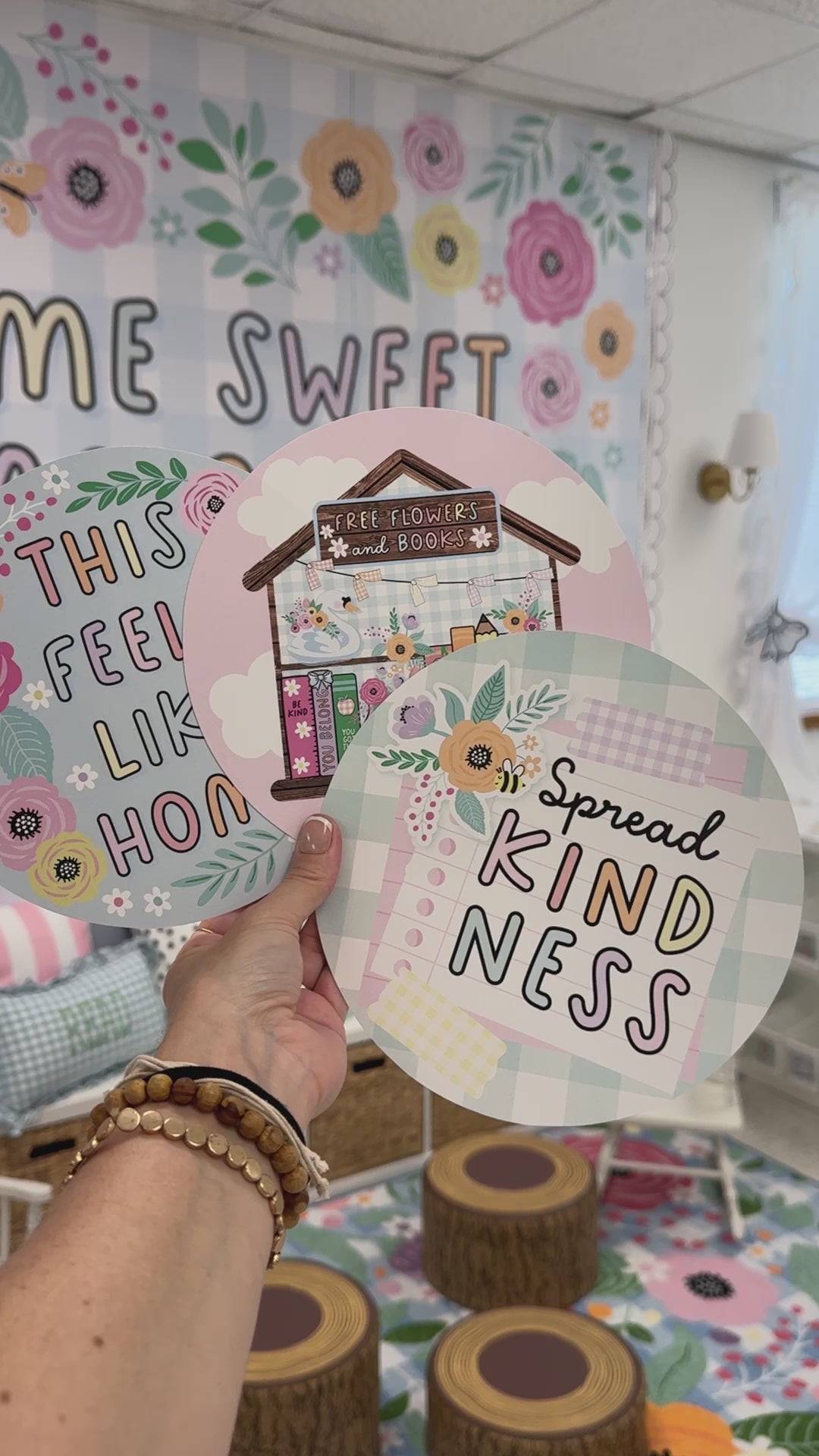 printable pastel locker sticker bulletin board cutouts 